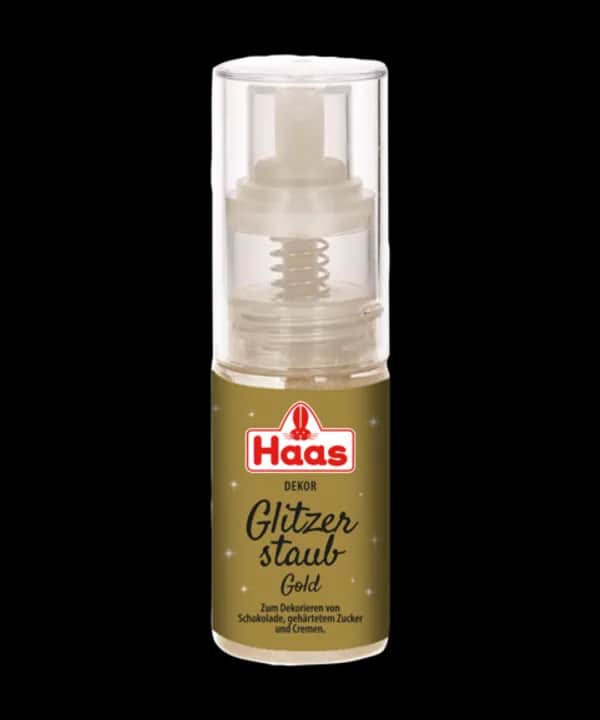 Haas Glitzerstaub gold