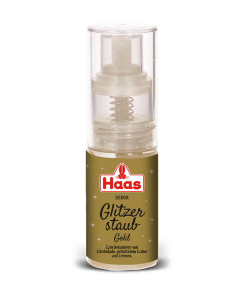 Haas Glitzerstaub gold