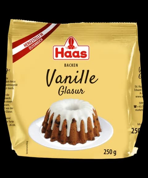 Haas Glasur Vanille