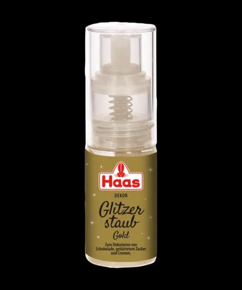 Haas Glitzerstaub gold