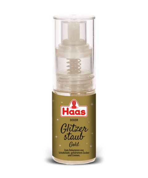 Haas Glitzerstaub gold